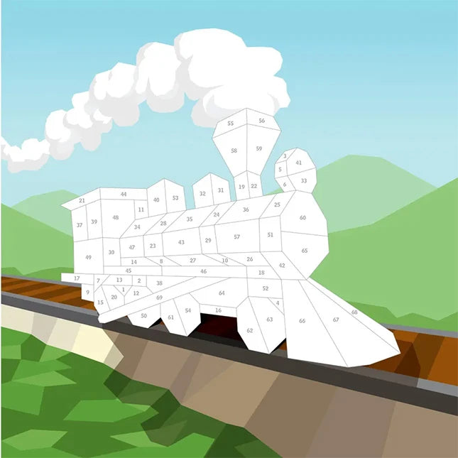Paint By Sticker Kids - Trucks, Trains &amp; More - Best for Ages 5 to 8 - US 4806