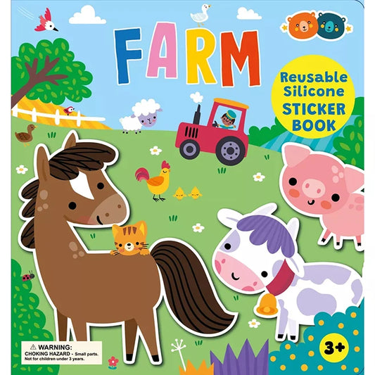 Silicone Sticker Book - Farm - Best Arts &amp; Crafts for Ages 3 to 7 - US 3521