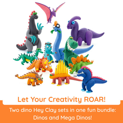 Hey Clay Dino Land Bundle - - Fat Brain Toys - US 0643