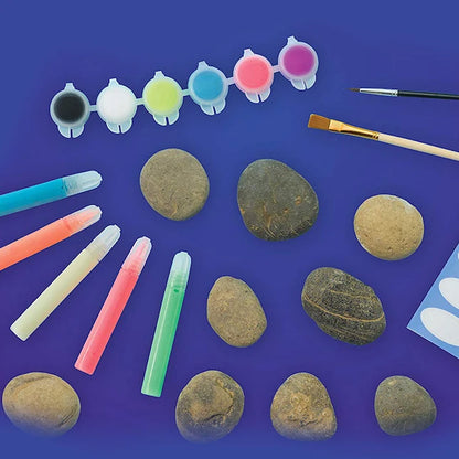 Glow in the Dark Rock Painting Kit - Best for Ages 6 to 11 - US 9307
