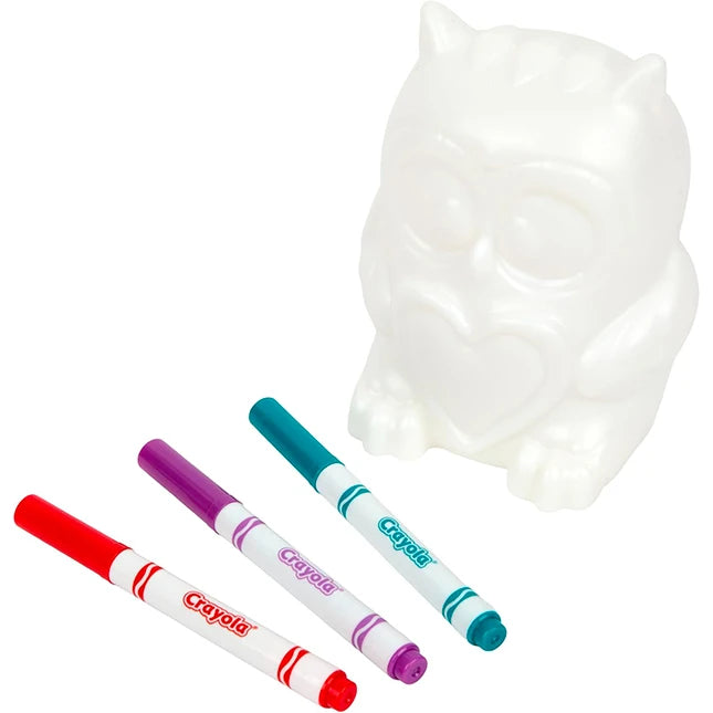 Crayola Light-Ups Recolorable Owl - Best Arts &amp; Crafts for Ages 4 to 8 - US 6649