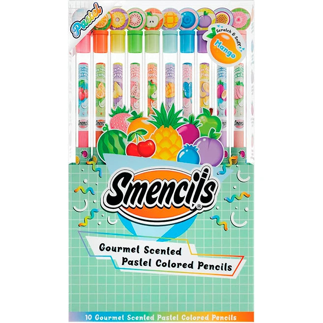 Pastel Colored Smencils - 10-Pack - - Fat Brain Toys - US 7543