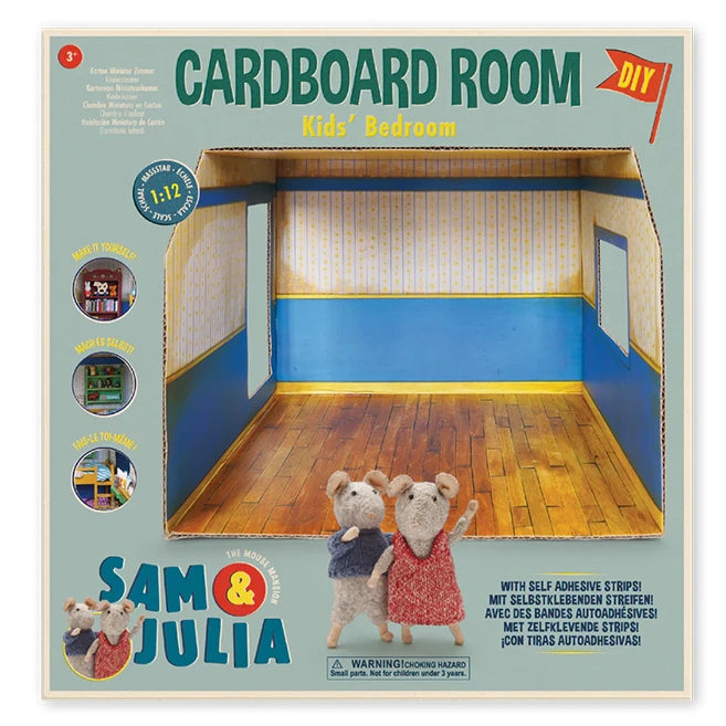 The Mouse Mansion Cardboard Room - Bedroom - Best for Ages 3 to 8 - US 0097