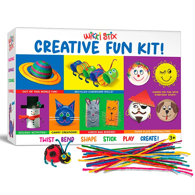 Wikki Stix Creative Fun Kit - - Fat Brain Toys - US 0105