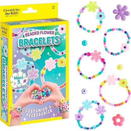 Beaded Flower Bracelets - Best Arts &amp; Crafts for Ages 6 to 12 - US 1315