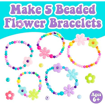 Beaded Flower Bracelets - Best Arts &amp; Crafts for Ages 6 to 12 - US 1315