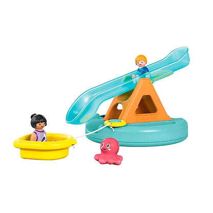 Playmobil Junior Aqua - Water Seesaw with Boat - - Fat Brain Toys - US 3229