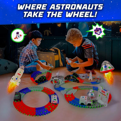 Lunar Loop NASA Space Tracks Playset 225 Pieces - - Fat Brain Toys - US 4979